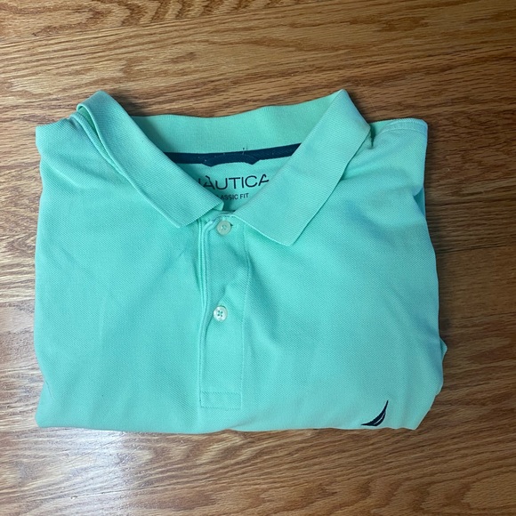 Light green/mint Nautica polo shirt size - 3XL - Picture 1 of 2
